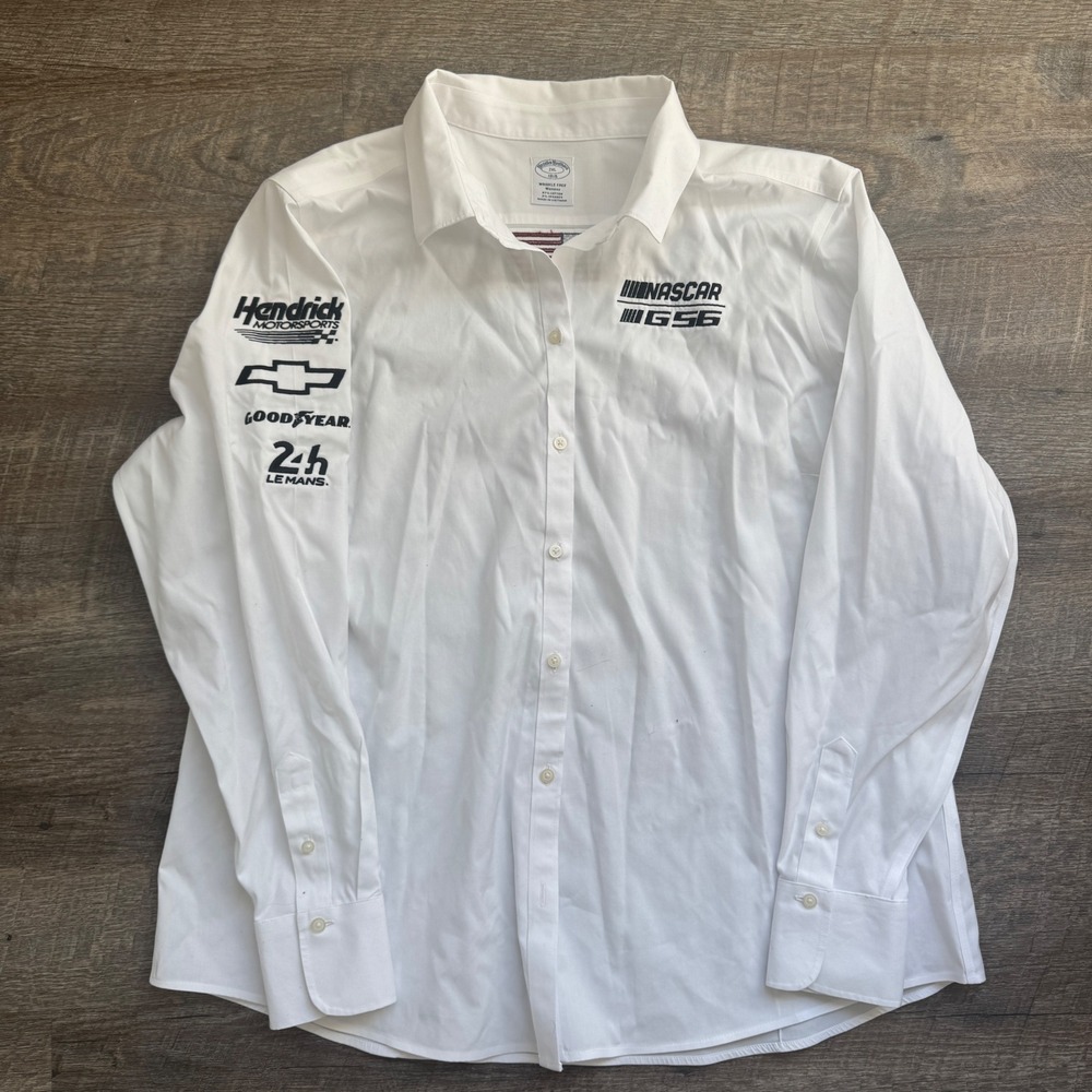 NASCAR Brooks Brothers Womens‎ 2XL Hendrick Motorsports Chevrolet Racing Shrt